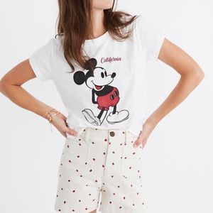 NWT Madewell Emmett Shorts in Fresh Strawberry!